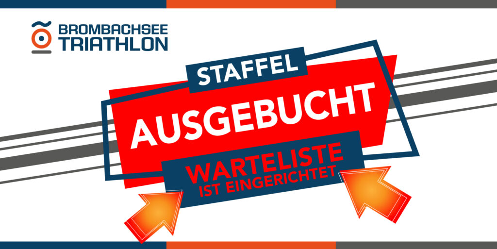 Brombachseetriathlon - Staffel ausgebucht
