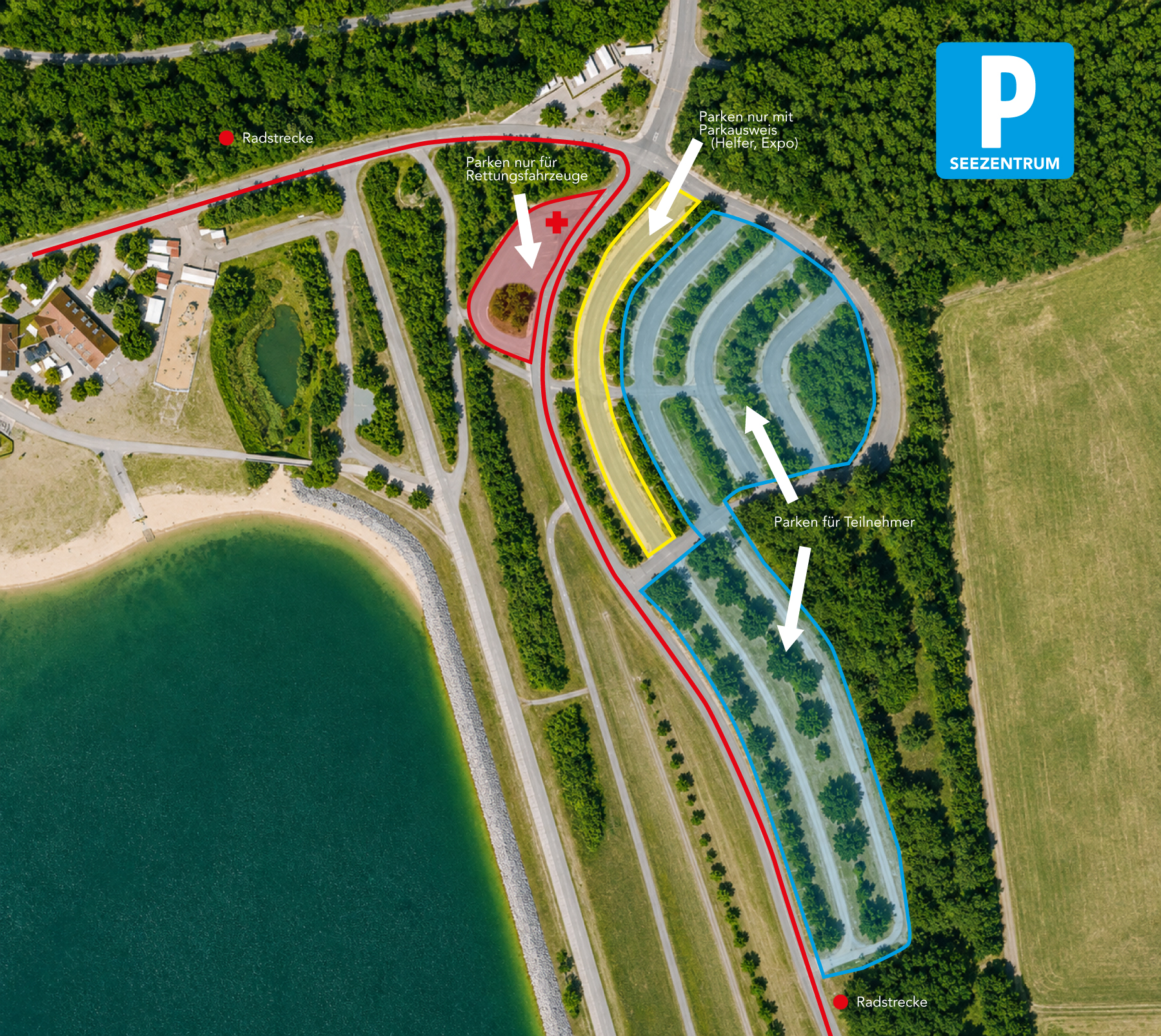 Brombachseetriathlon Parken