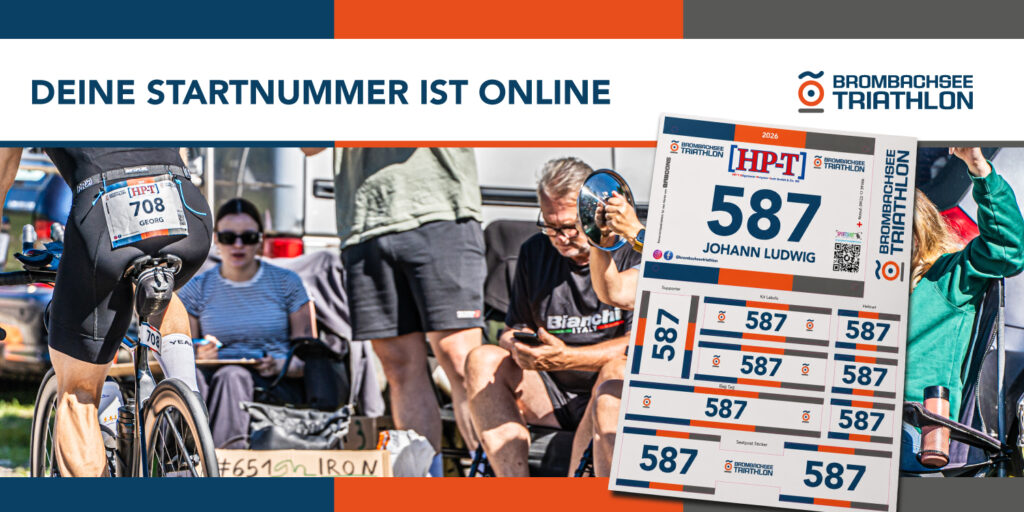 Brombachseetriathlon - Startnummern sind online
