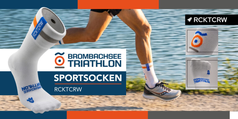 Die RCKTCRW Brombachseetriathlon Socken